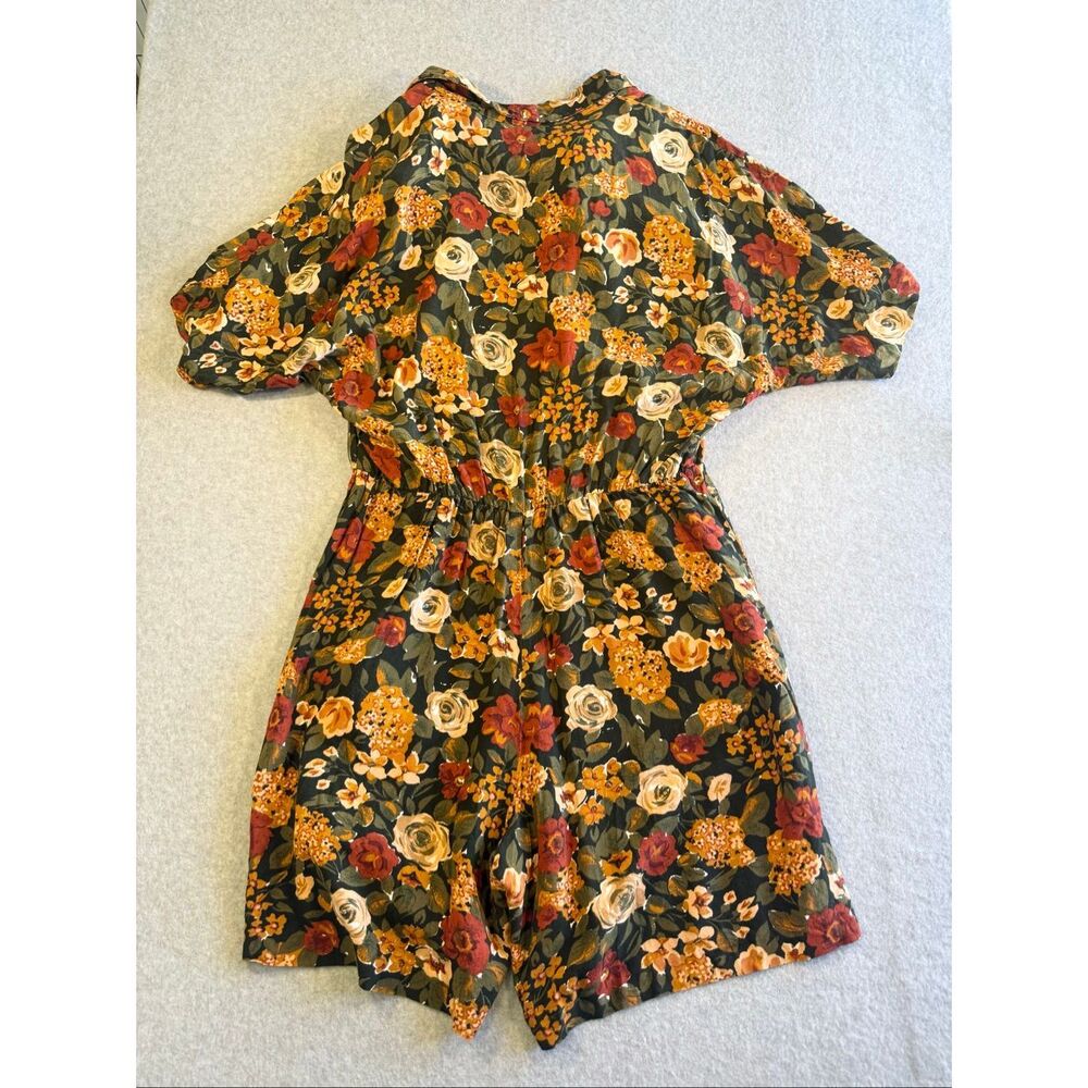 90s vintage floral boho Jamie Brooke romper - Picture 7 of 7